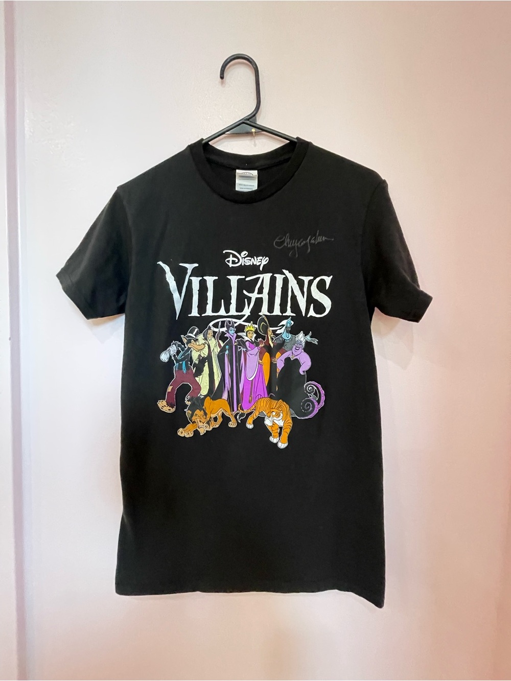 Disney Villains Graphic Tee in Black with Multicolor Artwork